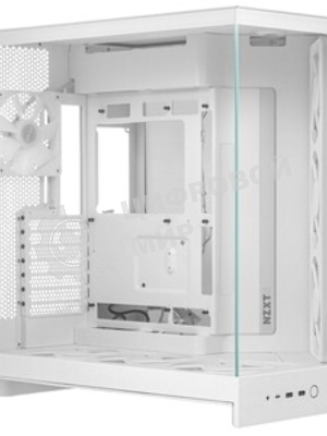 Компьютерный корпус без блока питания Case NZXT H3 Flow (2025), Midi-Tower, TG, 1x120мм, 1xUSB-A 3.2 + 1xUSB-C 3.2, mATX, mITX White