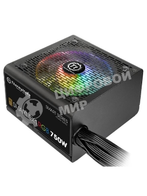 Блок питания Thermaltake Smart PS-SPR-0750NHSABE-1, 750Вт, 80 PLUS Bronze, 120мм, черный