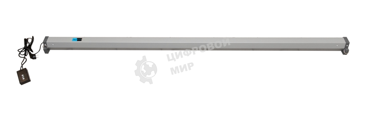 Экран Cinema S'OK SCPSM-266x150FG-GR-ED60 16:9 Pro настенно-потолочный, моторизованный, 266x150 см, фибергласс, серый корпус, экстрадроп 60 см