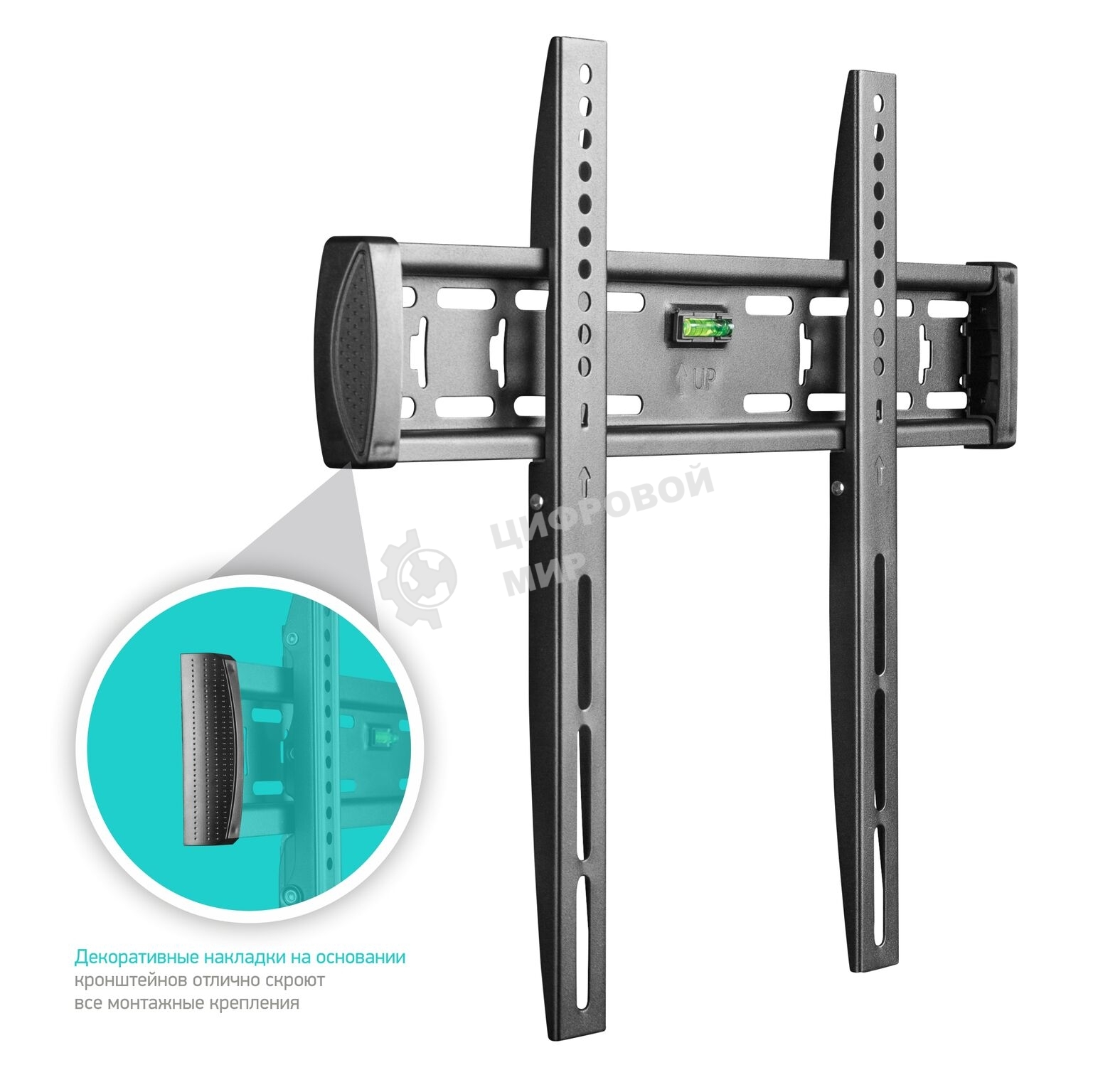 Кронштейн ONKRON FM5/32-55'' макс 400x400 наклон 0º от стены: 29мм макс вес 56,8кг