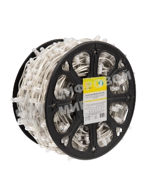 Гирлянда Neon-night LED Клип-лайт 12 V, прозрачный ПВХ, 150 мм, цвет диодов белый Flashing (белый)