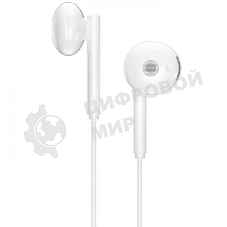 Проводные наушники Hoco L10 белый, вкладыши, микрофон на проводе