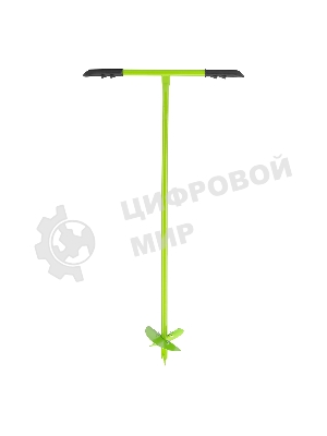 Бур лопастной со сменными ножами Сибртех, 1000 мм, диаметр 150 мм, 200 мм