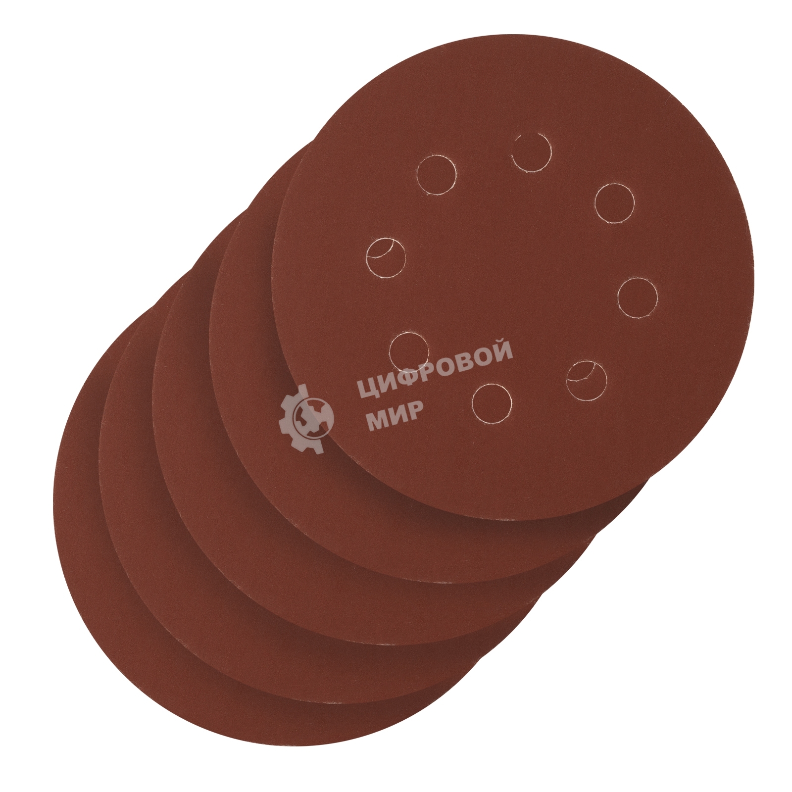 Круг абразивный Сибртех на ворсовой подложке под 