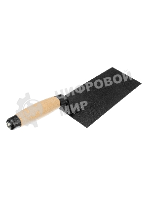 Кельма отделочника, стальная, деревянная усиленная ручка Россия