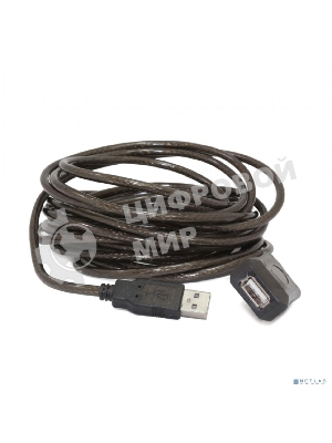 Кабель-удлинитель USB2.0 активный Cablexpert UAE-01-15M, AM/AF, 15м