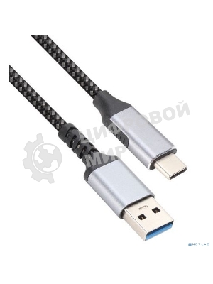 Кабель USB3.2 Gen2, AM->CM, 10Gbs, All Shell 1м VCOM CU401M-1M