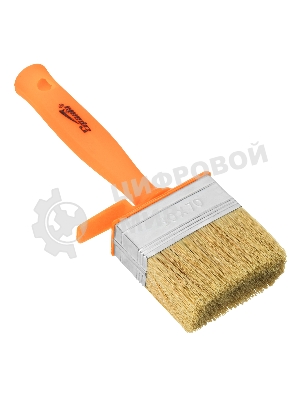 Кисть-ракля Sparta 30х70 мм, натуральная щетина, пластмассовый корпус, пластмассовая рукоятка