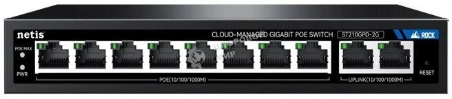 Коммутатор Netis ST210GPD-2G (L2) 10x1 Гбит/с 8PoE 117W настраиваемый