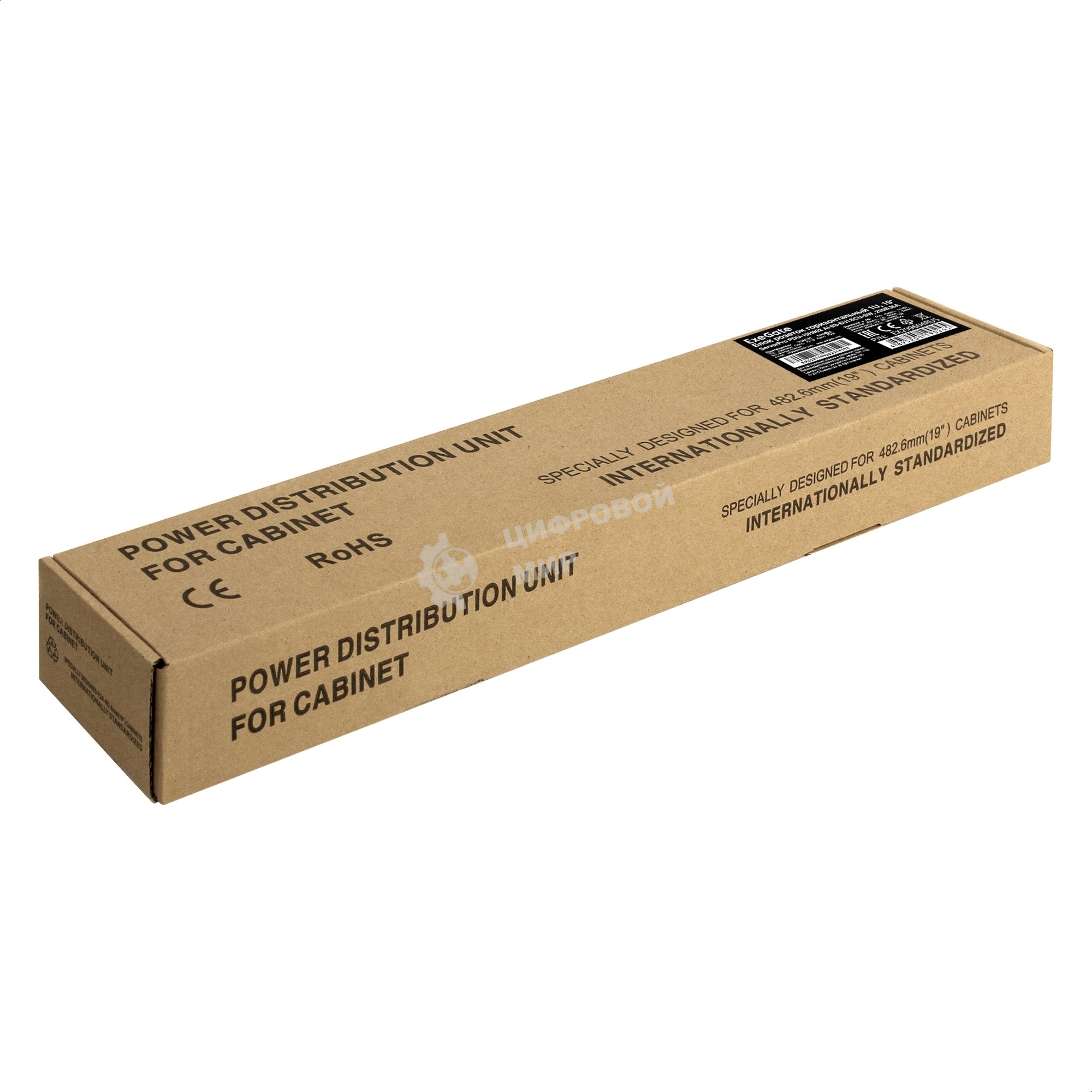 Блок розеток с сетевым фильтром (Surge Protect) и выключателем с подсветкой ExeGate ServerPro PDU-19H802 Al-8S-EU1.8CU-SW-SPD1 (19