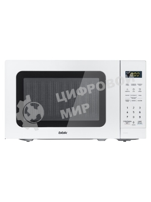 Микроволновая печь BBK 20MWS-767S/W белый, 20 л, 700 Вт, переключатели - сенсор