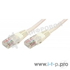 Коммутационный шнур Rexant Патч-корд UTP 5e кат. литой 10М серый