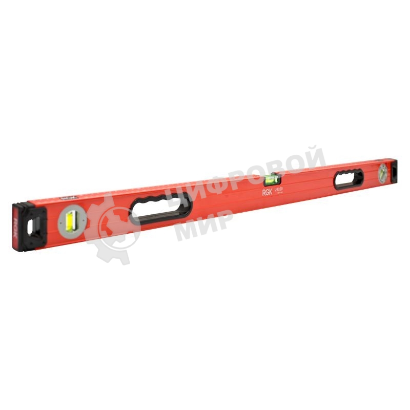 Уровень RGK U4100 1000мм 1мм/м 3 глазка магнит