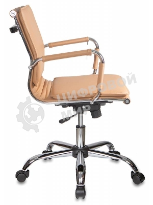 Кресло Бюрократ CH-993-Low/Camel светло-коричневый, экокожа