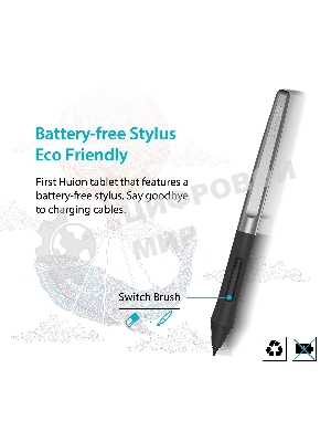 Планшет для рисования Huion Inspiroy H950P USB черный