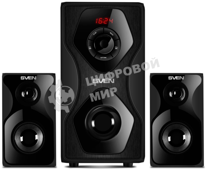 Акустическая система SVEN AC MS-2055, черный (55Вт, FM-тюнер, USB/SD, дисплей, ПДУ, Bluetooth)