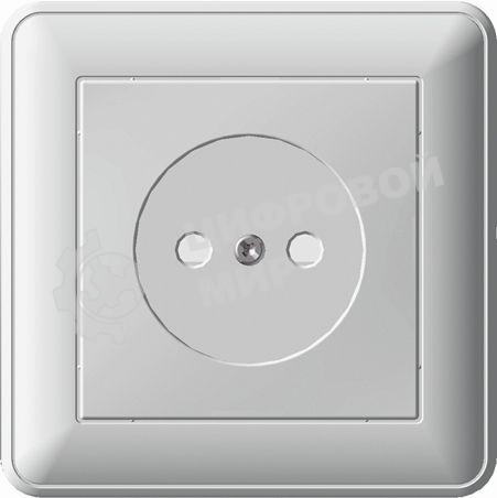 Розетка 1-м СП W59 16А IP20 защ. шторки без заземл. сл. кость SchE RS16-151-28