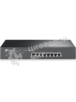 Коммутатор TP-LINK SMB TL-SG1008 8-port Gigabit Switch, 1U rack-mountable steel case