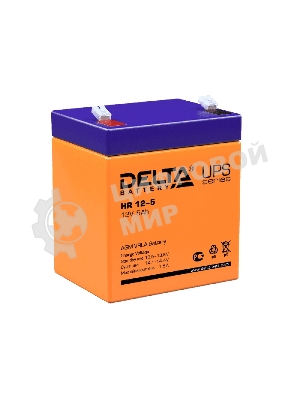 Батарея для ИБП Delta HR 12-5 (12V, 5Ah)