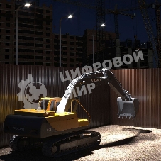 Прожектор светодиодный Gauss Elementary 100Вт 6600лм IP65 6500К черный ПРОМО