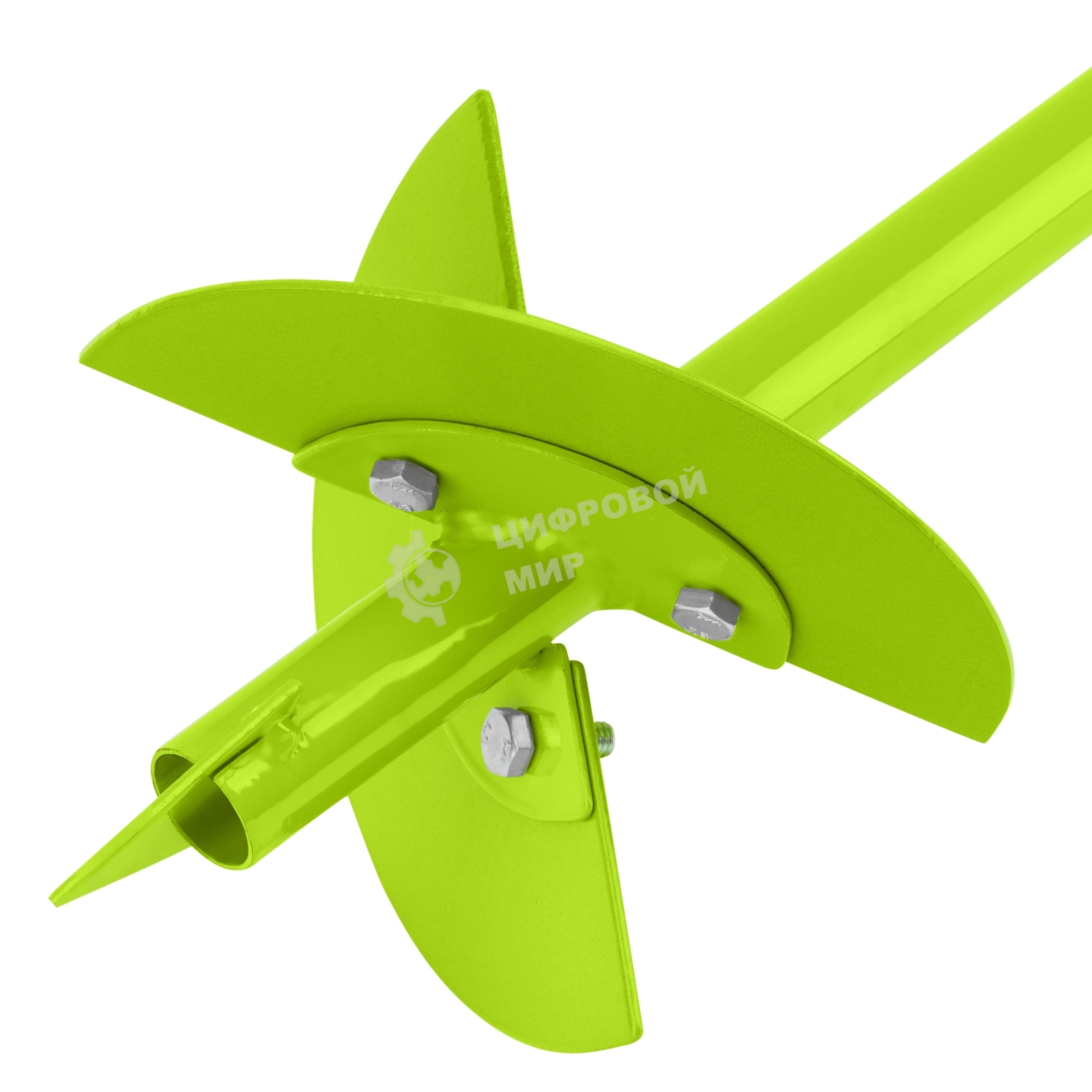 Бур лопастной со сменными ножами Сибртех, 1000 мм, диаметр 150 мм, 200 мм