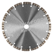 Диск алмазный Gross ф230х22,2 мм, лазерная приварка турбо-сегментов, сухое резание