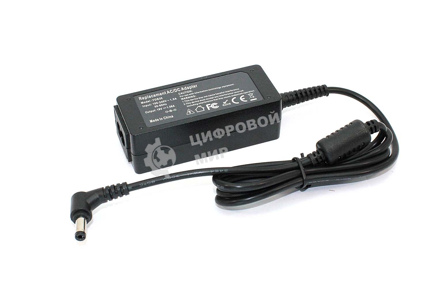 Блок питания (сетевой адаптер) для ноутбуков Acer 19V 1,58A 5.5x2.1, OEM
