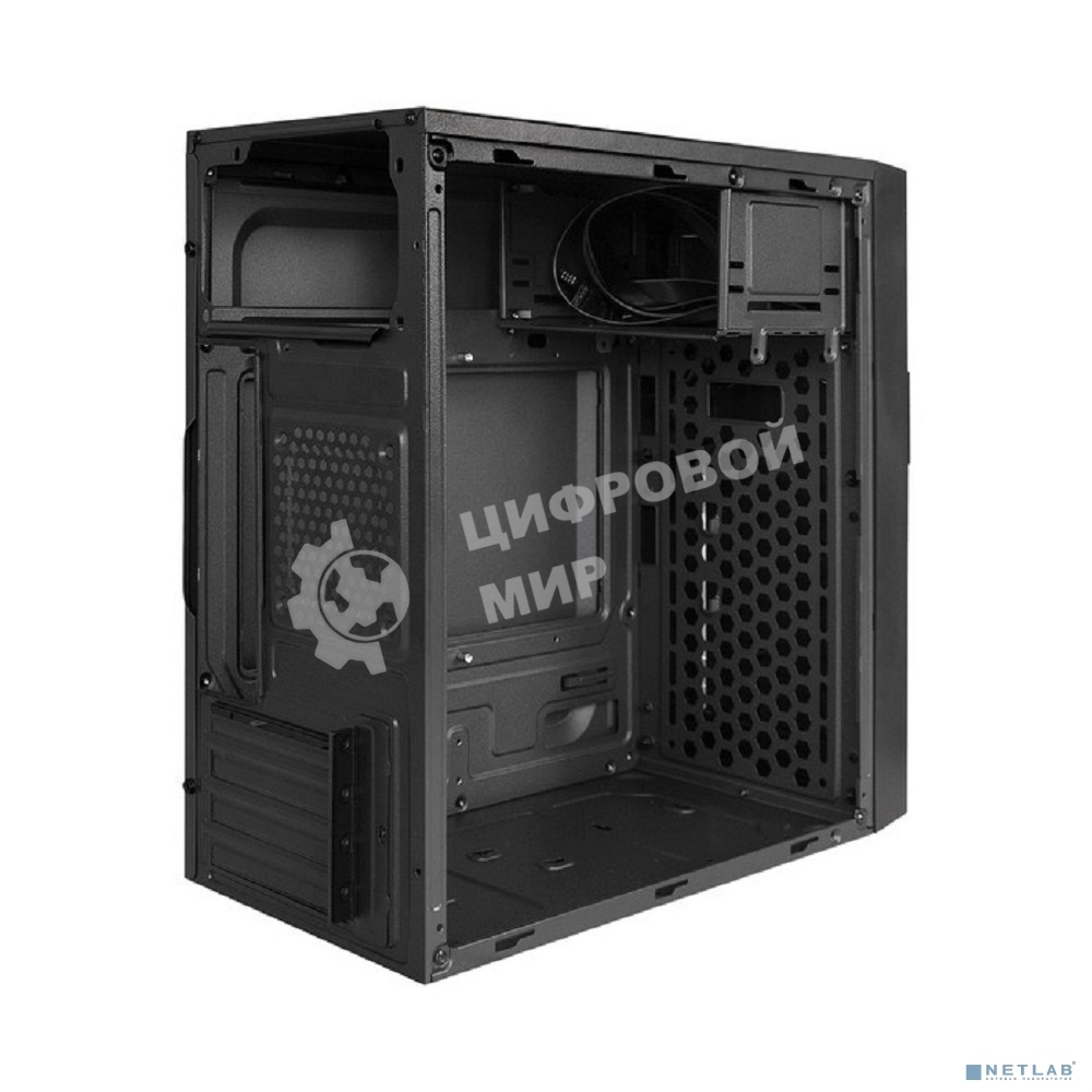 Компьютерный корпус Minitower ExeGate EX291147RUS BAA-105U2-01-AAA450 (mATX, БП AAA450 с вент. 8см, 2*USB+2*USB 3.0, аудио, черный)