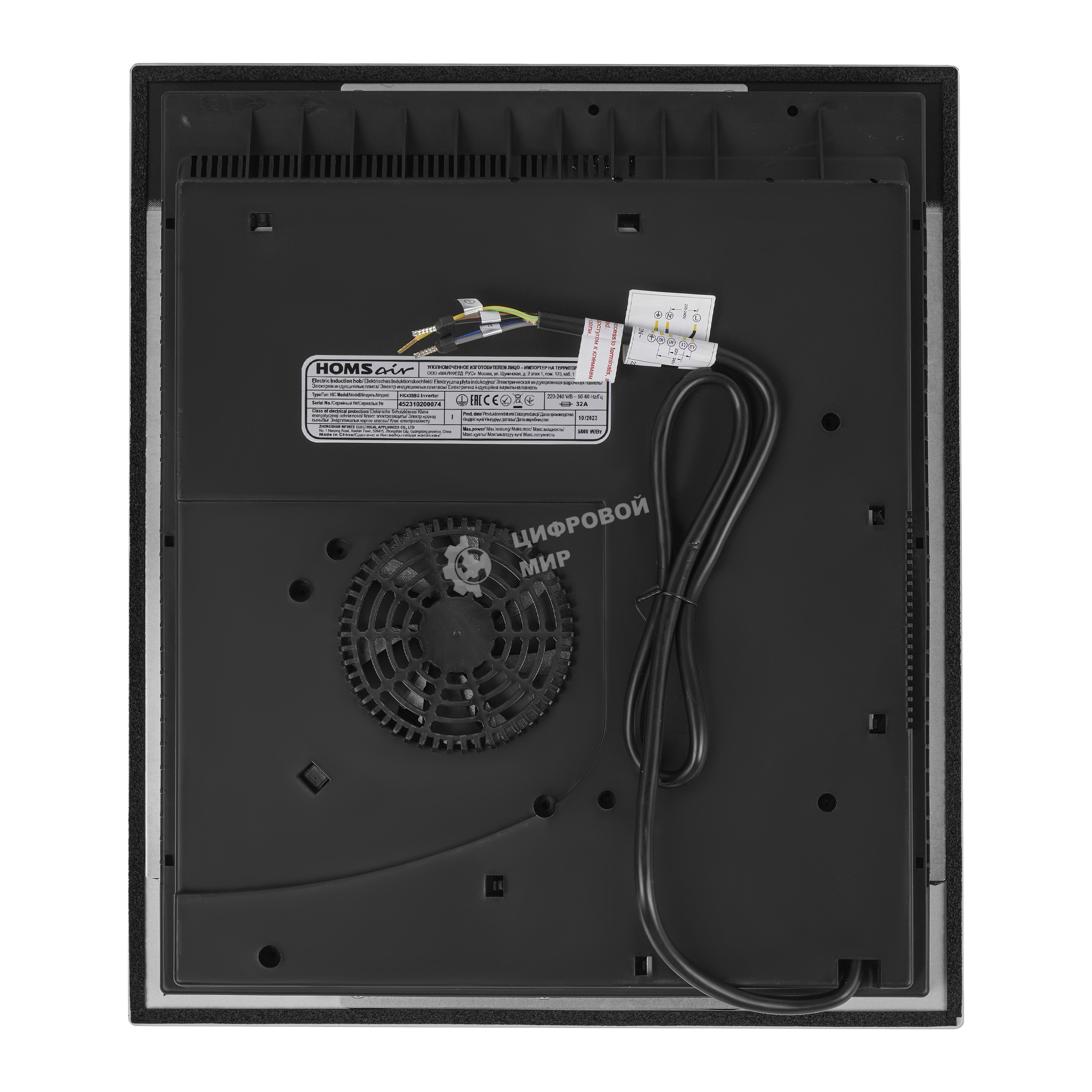 Индукционная варочная панель HOMSair HIC43SBG Inverter