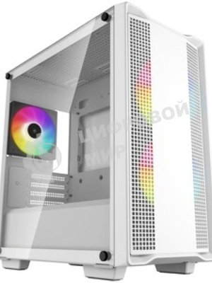 Компьютерный корпус DeepCool CC360 ARGb (R-CC360-BKAPM3-G-1) (mATX, без БП, 2xUSB, с окном)