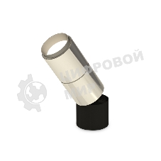 Крепеж для корпуса A2221 BK черный D60*H50mm Out45mm (для корпуса D60mm)