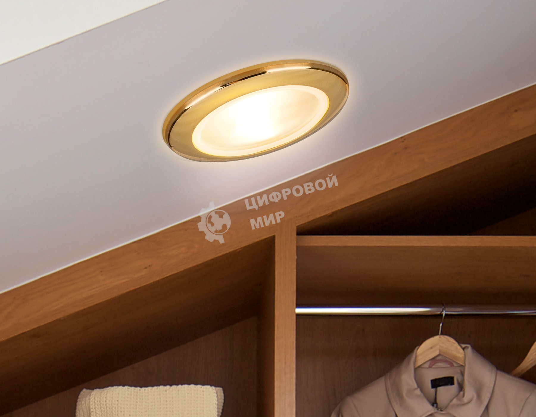 Светильник Ambrella light TN110 GD золото GU5.3 D92*35