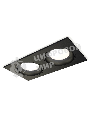 Комплект встраиваемого светильника Ambrella light XC7636060 SBK черный песок MR16 GU5.3 (C7636, N7021)
