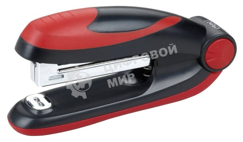 Степлер Deli E0228 Essential N10 (12 листов) (цвет в ассортименте) 50 скоб, коробка