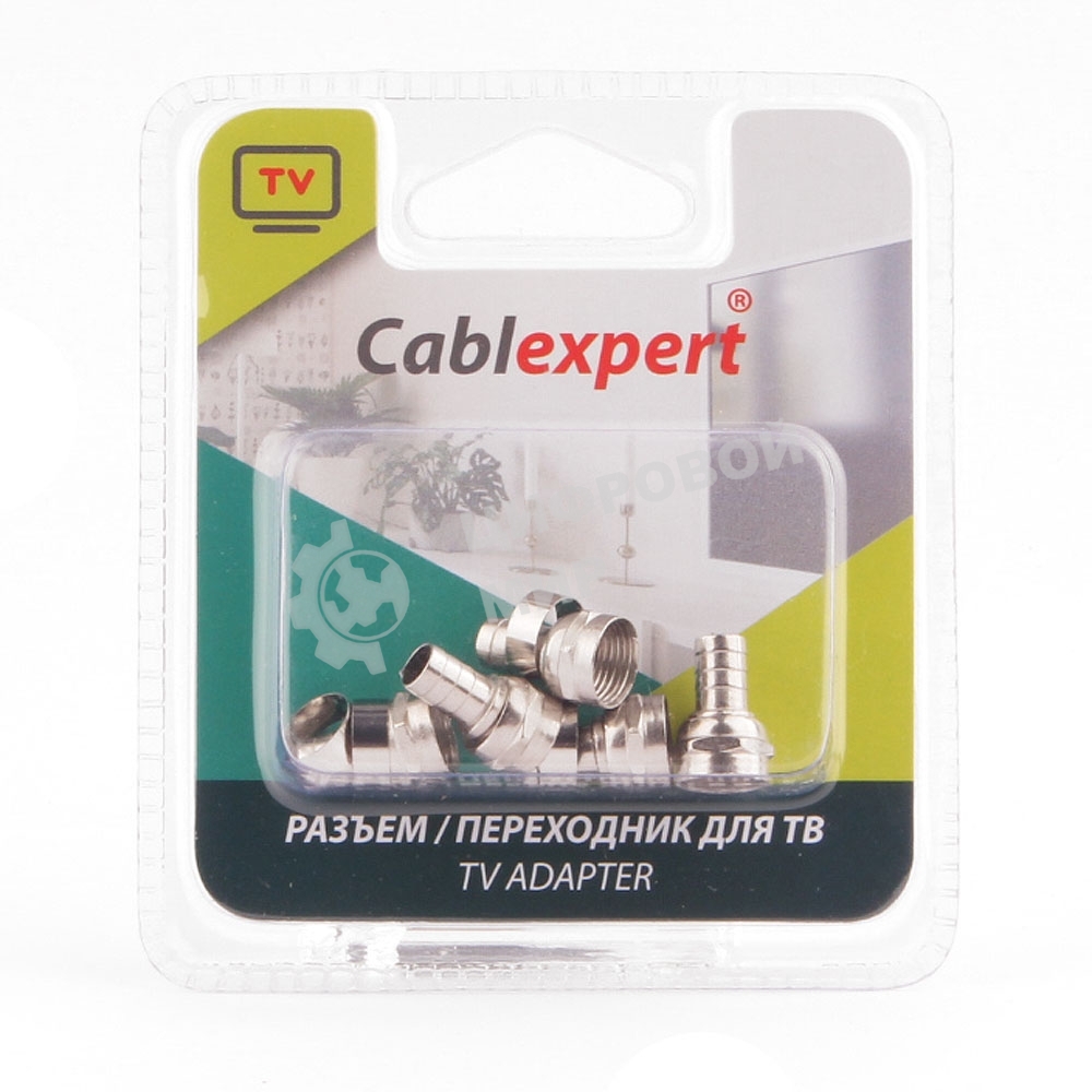 Коннектор Cablexpert F SPL6-03, для кабеля RG6, 5шт