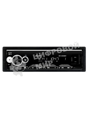 Автомагнитола SWAT WX-2003BW, 1 DIN, Bluetooth, USB Type-A, AUX