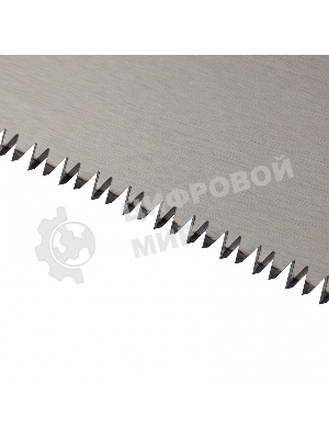 Ножовка по дереву Denzel, 450 мм, 9 TPI, зуб 3D, металлопластиковая рукоятка