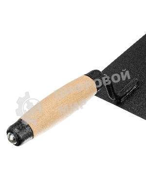 Кельма отделочника, стальная, деревянная усиленная ручка Россия