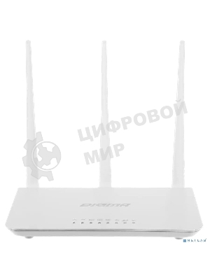 Роутер беспроводной Digma DWR-N302 N300 10/100BASE-TX белый (упак.:1шт)