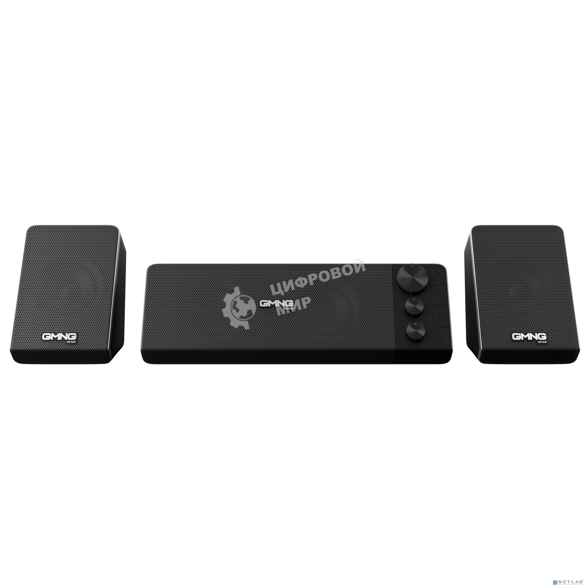 Акустическая система Oklick/Оклик GMNG OK-450 2.1 черный 15Вт BT