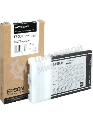 Картридж струйный Epson C13T603100 черный (220 мл) для Epson Sty Pro 7800/9800/7880/9880