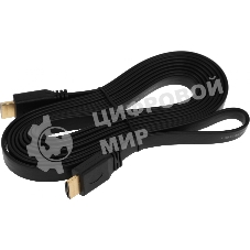 Кабель соединительный аудио-видео Premier 5-815F HDMI (m)/HDMI (m) 3м. черный (5-815F 3.0)