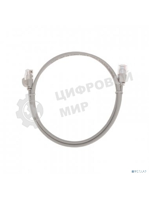 Патч-корд U/UTP Rexant cat.6a (10G), RJ45-RJ45, неэкранированный, 28AWG, LSZH, серый, 1 м
