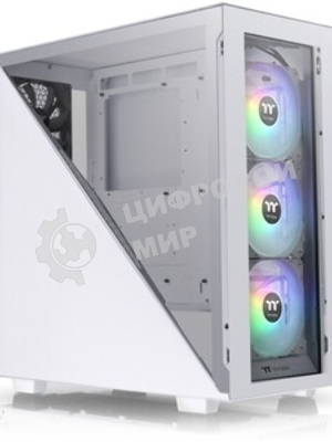 Компьютерный корпус Thermaltake Divider 300 TG ARGb белый без БП ATX 2x120мм 2xUSB 3.0 audio front door bott PSU
