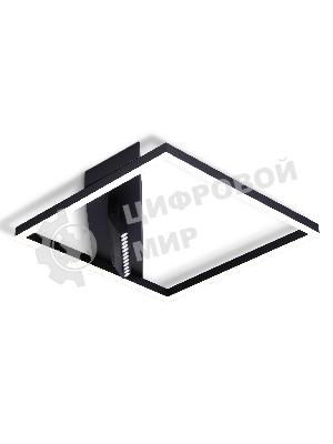 Светильник Ambrella light FL51464/1+1 BK черный 70W 3000K-6400K+4200K 500*500*110 (ПДУ РАДИО 2.4G)