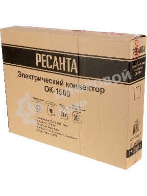 Конвектор электрический Ресанта ОК-1500 белый, 1500 Вт, 20 м2, термостат
