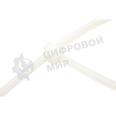 Хомут-стяжка кабельная нейлоновая Rexant 80 x2,5 мм, белая, упаковка 100 шт.