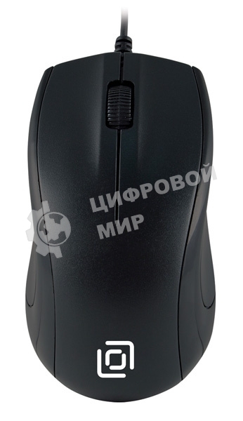 Мышь проводная Oklick 185V2 черный, 1200 dpi, USB, кнопки - 3