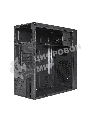 Компьютерный корпус Minitower ExeGate BAA-113-AAA400 (mATX, БП AAA400 с вент. 8см, 2*USB, аудио, черный)