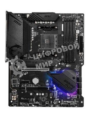 Материнская плата MSI MPG B550 GAMING PLUS, AM4, AMD B550, 4xDDR4, 6xSATA, 2xM.2, 1xPCI-E 4.0 x16, 1xPCI-E 3.0 x4, 2xPCI-E x1, 1xHDMI, 1xDP, 1x 1Gb LAN, 4xUSB-A 2.0, 2xUSB-A 3.2 Gen 1, 1xUSB-A 3.2 Gen 2, 1xUSB-C 3.2 Gen 2, 5x3.5 мм, 7.1, ATX